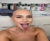 My boyfriend shaved my head then came all over my smooth head and my face! from thrillxkitten