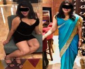 LBD or Saree? from saree unstripping