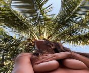 sunbathing on the beach topless from emily ratajkowski naked boobs topless beach candids 21 jpg
