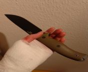 My new esee 6 is sharp, alright. from esee
