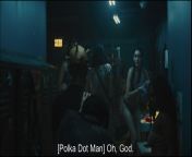 In The Suicide Squad (2021) Polka Dot Man says &#34;Oh god&#34; and stares at the floor when they break into the women&#39;s changing room. It&#39;s not because he&#39;s a prude. There are topless women in the room, and Polka Dot Man sees everyone as hisfrom polka xxxagina