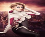 Spiderverse Gwen Stacy ? (MartainoArt) [Into the Spiderverse] from spiderverse gewn animadet