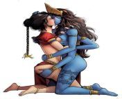 Parvati and Kali are Indian lesbian gods. from parvati and janu