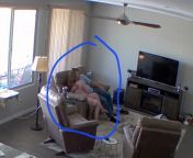A little extramarital fun caught on security cam. Hubby caught me. Good thing he approves. from security cam chronicles