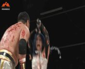 Risa Sera beating down Takashi Sasaki with a kendo stick wrapped in barbed wire - while the end of the wire was detached (Prominence: The Beginning Of The Red Flame, 24.04.2022) from risa sera vs chris brookes