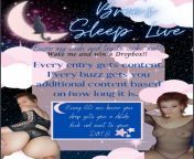 Join Bree&#39;s Sleep Live Now! Each Entry &amp; Every Buzz Receives Content. 60 sec Buzzes Receive a Dildo Fuck Video. Link in Bio from force tits 60 sec