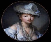 Jean-Baptiste Greuze (France, 1725 - 1805) white hat OK. 1780 Museum of Fine Arts, Boston, Massachusetts, USA. from wareham massachusetts
