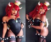 Kayyybear cosplay bowsette from bowsette pov