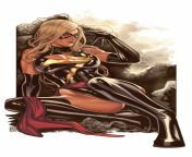 [NSFW] Battle damaged Ms Marvel (Elizabeth Torque) from ms marvel drawing