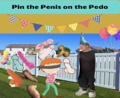 Come one come all!! Pedo Party Planner here for all your Pedo Party needs. Today we have Pin the Penis on the Pedo for everyone to play. Have fun boys and girls! Dont get too close to the pedo tho he may just getcha! from nonude pedo