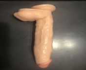 (F) my new 12.8 inch dildo which hole should I destroy first ? from 12 yors boay