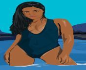 A digital illustration of Mamta Mohandas i created today from sexpadamw mamtha mohandas
