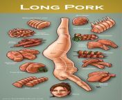 Long Pig Meat Chart from forbiddenfeast