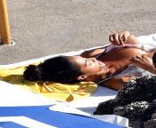 Nicole Scherzinger Nipple Slip While Sunbathing from actress nipple slip xxx