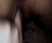 Fingering my girlfriend from behind from fingering selfvid