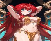 Rias Gremory in one of the best outfit from rias gremory in koikatsu party pixxx