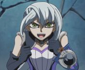 I was in a duel with my best friend. unbeknownst to me every time I lost life points I became more and more like Grace Tyler from yugioh arc-v from yugioh arc v kenga me titra shqip