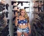 American flag and guns ..... and the girl is not bad either from xxx american vedioxxmn college sexxx om ian girl