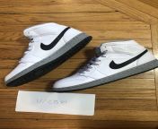 [WTS] Air Jordan 1 White Cement - Size 9.5 - &#36;75 OBO - No OG Box - More Pics in comments from air 5
