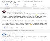 uhh straight girls revolted by lesbian sex?? are any lesbians revolted by straight sex? from indian hostel girls lesbian sex mms leaon