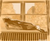 Window in Sepia (DrawMe NSFW 023) from lhv 023