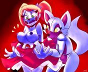 The circus show (scenario circus baby is preforming for the nightguard when suddenly funtime foxy comes and pleasures baby in front of him) from baby x funtime foxy