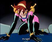 [G-Gundam] I am actually surprised it took them 13 episodes to dress a female character in Gundam-certified spandex. Domon is an eye-candy too, but common. from sex gundam