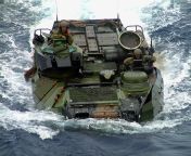 An Amphibious Assault Vehicle (AAV) launched from the amphibious dock landing ship USS Harper&#39;s Ferry (LSD 49) makes its way toward the well deck of USS Fort McHenry (LSD 43) during amphibious operations off the coast of the Philippines. 12 Septemberfrom mothers of the philippines