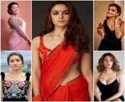pick one for each! 1.doggystyle(anal) 2.amazon position(dirty talk) 3.missionary position 4.pegging(dirty talk) 5.watch you and others Alia,Rashmika,Deepika,Shraddha,Tamannaah from straddling missionary position