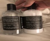 My 2 brand new lube bottles ingredients. Clear vs white, hoping they keep the clear the same :( from indian brand new sex scandal mmsx girl vs