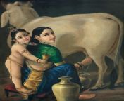 I wanna milk Yashoda Maiya as her Kanha and drink her gao mutr. from yashoda sex big boobs