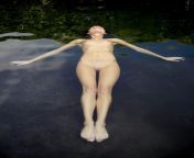 Naked, relaxing in the lake! from erotic russian all xxx naked