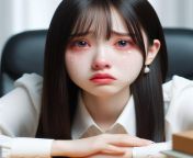 Crying girl (AI photo) from crying girl undress