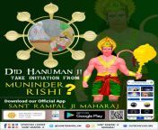 StoryOfHanumanJi Know on Hanuman Jayanti, after taking shelter of which god, Hanuman ji got the complete salvation path. To know download our Official App &#34;Sant Rampal Ji Maharaj&#34; or Visit Satlok Ashram YouTube Channel from aap hanuman chalisa effects