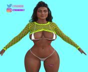 Mona Azar 3D Model (LykoXXX) [Pornstar] from turk chat azar turkish turbanli hijab masturbation