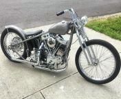 Cool little bobber a buddy of mine built in his garage. All out of swap meet parts. Going to AMCA event on April 23rd in PA. Its gonna be my first year going I heard it&#39;s incredible nothing but cool old vintage harleys and Indians and other cool old b from turk amca