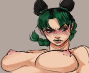 An Embarrassed Jolyne showing her cute tits ?Stone Ocean - [Sole Female] - Source in comments? from leaked nude of tiktok girl showing her flat tits mp4 download file