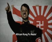 A fearsome flag from the Ghanan movie &#39;African Kung Fu Nazis&#39; from japan sex kung fu movie