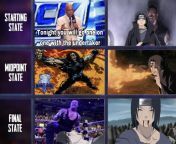 The Undertaker Vs Itachi Uchiha Fight Progression from itachi uchiha fucks tsunade