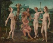 Master of the Female Half-Lengths (Dutch, 1525 - 1550) - The Judgement of Paris (1532) [2500x1594] [1,917 KB] from kb xxx 13