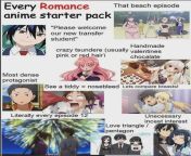 Every anime romance starter pack from village couple romance mega pack