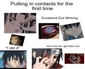Putting in contacts for the first time starter pack from first time seal pack pornngla