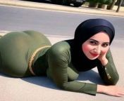 Middle Eastern hijab big booty from 14ey6le