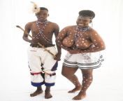 Zulu dancers from zulu indlamu