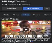 Mr Pogi German is next level degenerate poverty porn from batang pogi