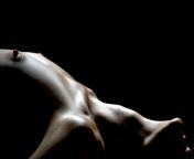 ITAP of a nude model in a barn from sana khan nude model in skimpy bik