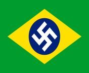 New flag of Brazil in case Bolsonaro get reelected in today&#39;s elections. Yeah... Pretty straightforward. from best players of brazil in present