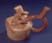 Ceramic Depicting Fellatio. Moche Culture, Northern Peru, c.300 A.D. Larco Museum, Lima.[765x732] from video peru cewek arab