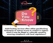 Adult hosts use geo-blocking to comply with local laws. https://qloudhost.com/ #DidYouKnow #information #Informative #Compliance #GeoBlocking #OnlineRegulations from www local agartala bf3gp com
