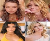 Which one is your wife and which one is your girlfriend who likes to join you and your wife in threesomes? Hailee Steinfeld and Katherine McNamara from wife in hot saree lifting and s